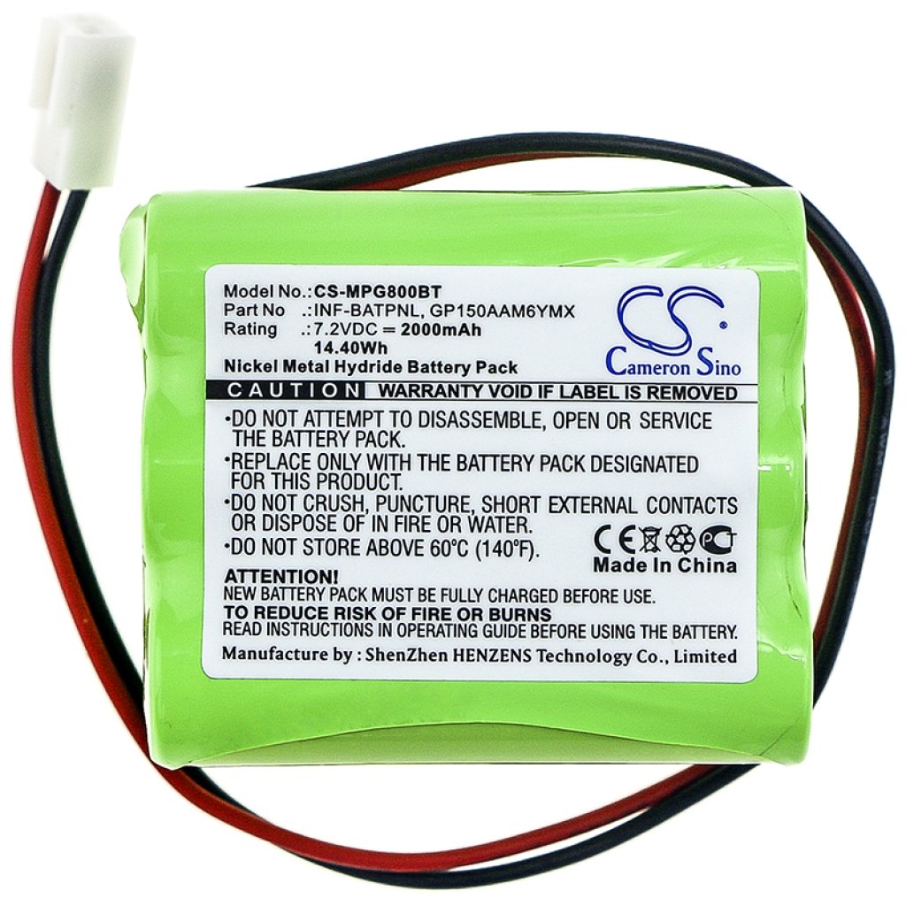 Batterie de caméra de sécurité domestique Visonic CS-MPG800BT