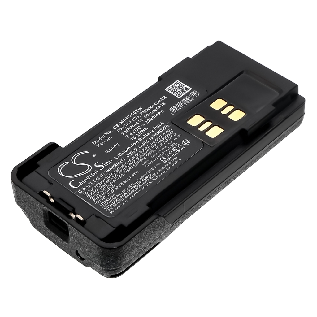Batterie radio bidirectionnelle Motorola CS-MPR750TW