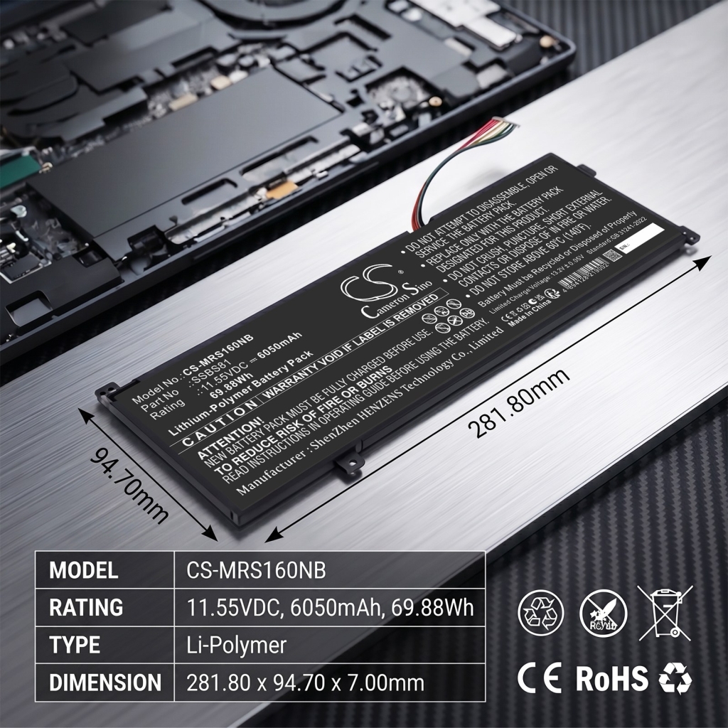 Battery compatible with Notebook battery