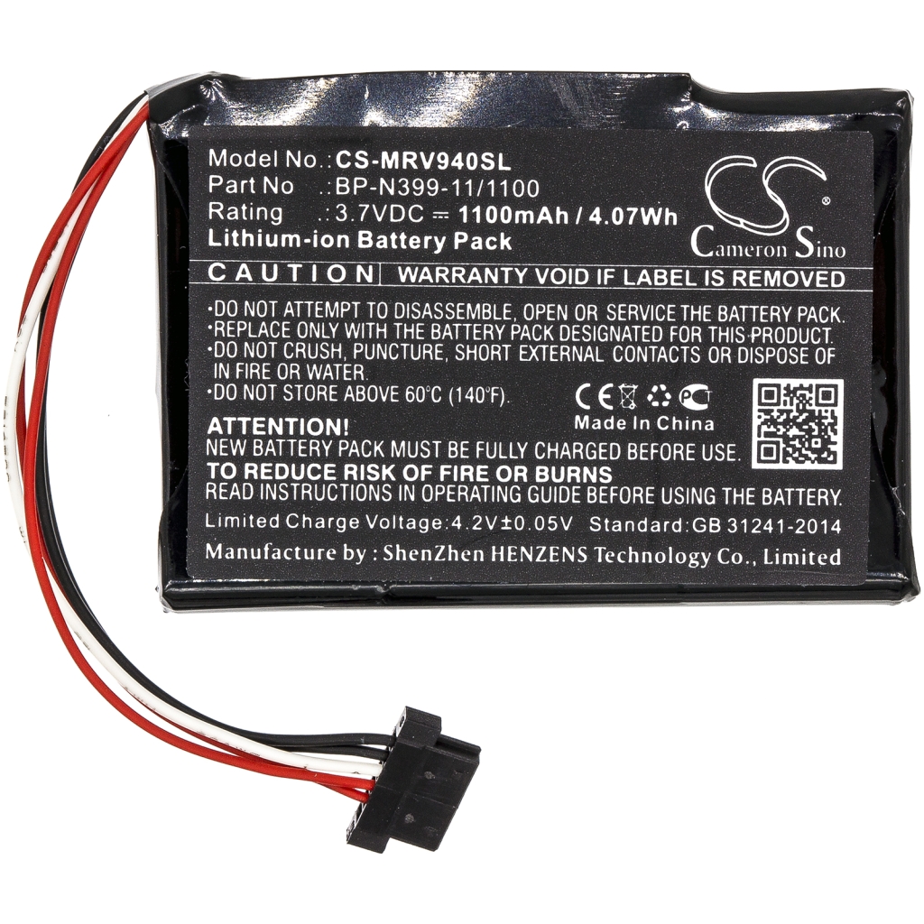 Batteries GPS, Navigator Battery CS-MRV940SL