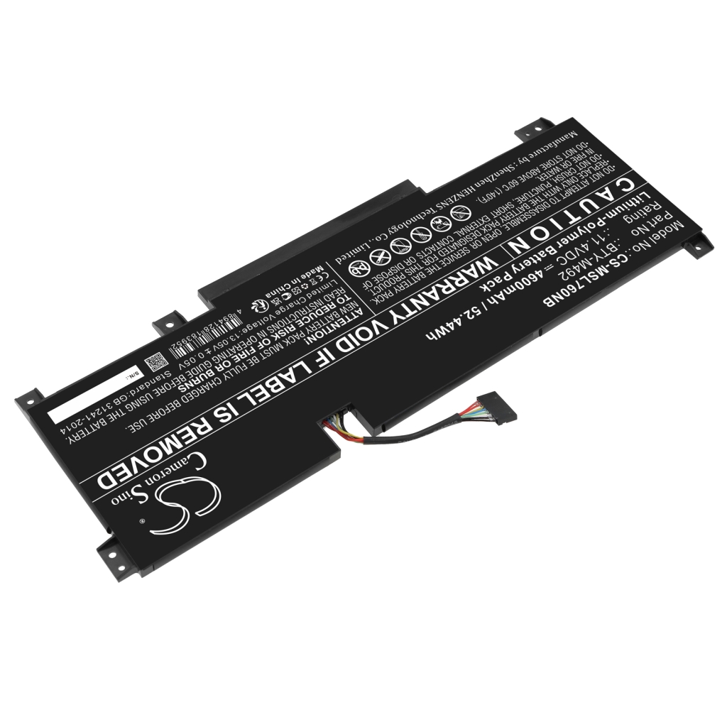 Battery compatible with MSI