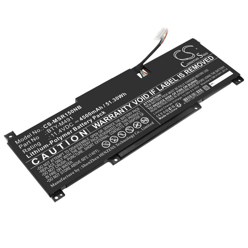 Batterie pour ordinateur portable MSI CS-MSR150NB