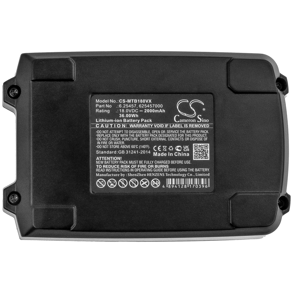 Batterie industrielle Collomix CS-MTB180VX