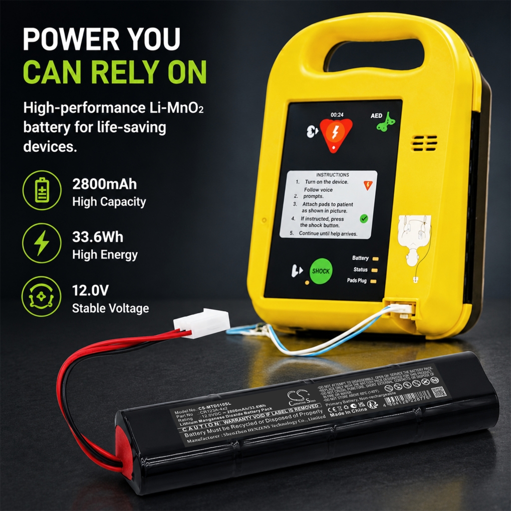 Batterie compatible avec Meditech CS-MTD510SL