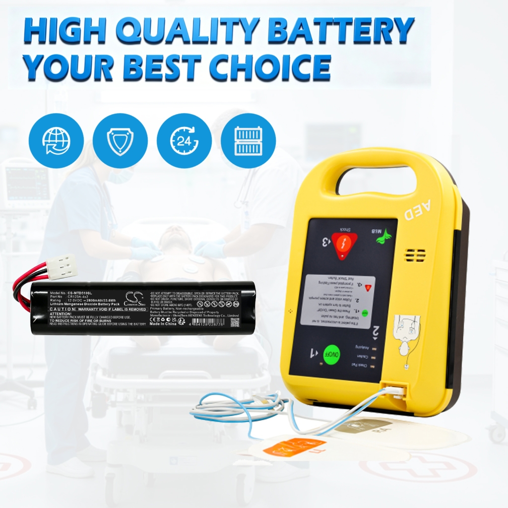 Batterie compatible avec Meditech CS-MTD510SL