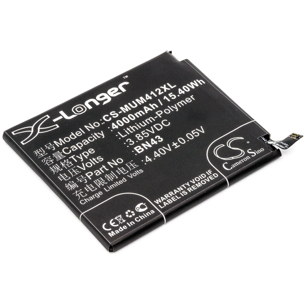 Batterie de téléphone portable Xiaomi CS-MUM412XL