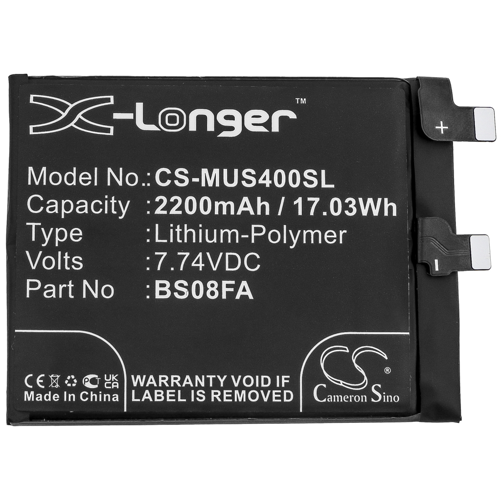 Batterie de téléphone portable Xiaomi CS-MUS400SL