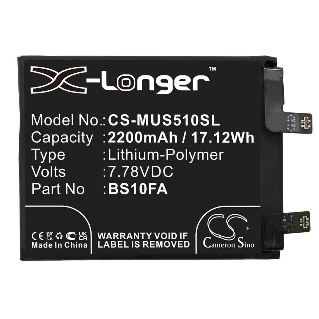 Batterie de téléphone portable Xiaomi CS-MUS510SL