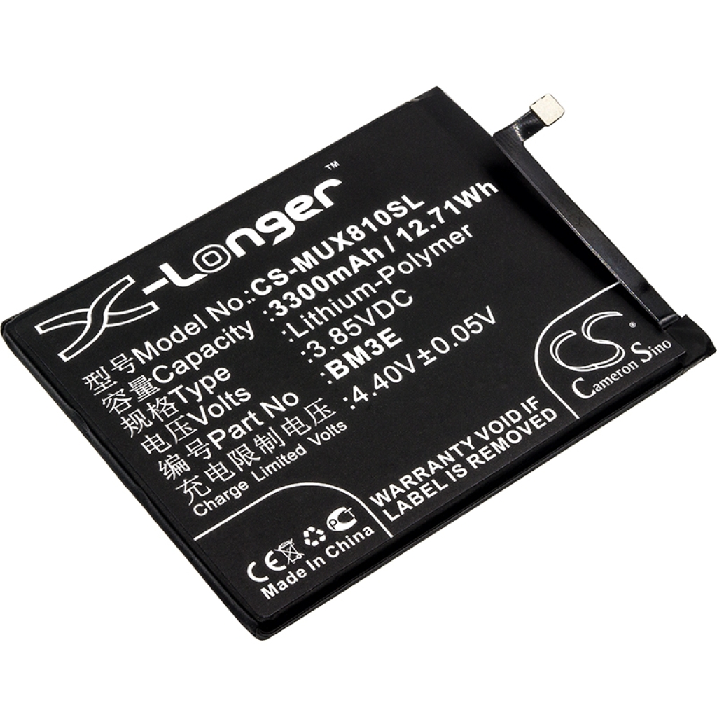 Batterie de téléphone portable Xiaomi CS-MUX810SL