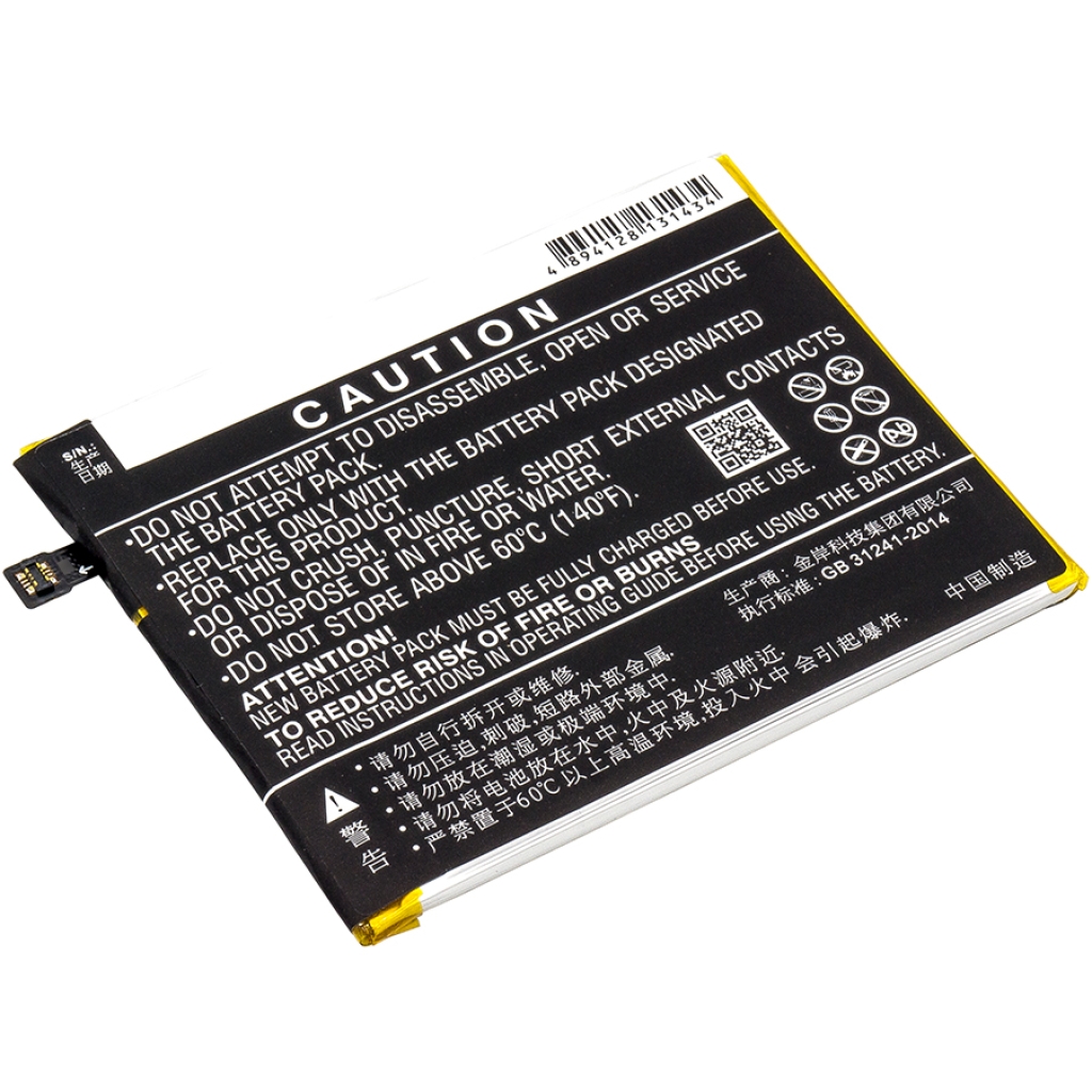 Compatible battery replacement for MeiZu BT710