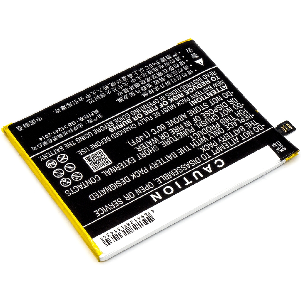 Compatible battery replacement for MeiZu BT710