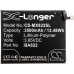 Compatible battery replacement for MeiZu BA822