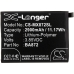 Compatible battery replacement for MeiZu BA872