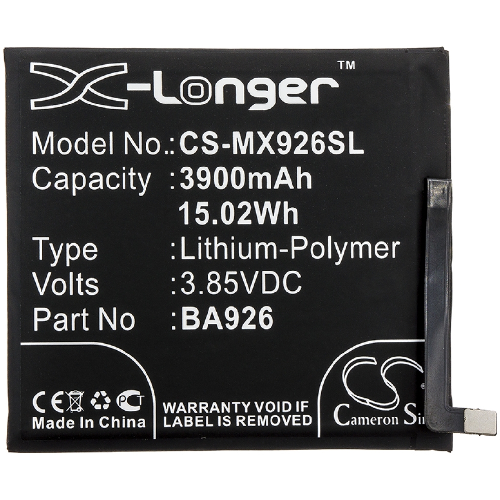 Batterie compatible avec MeiZu CS-MX926SL