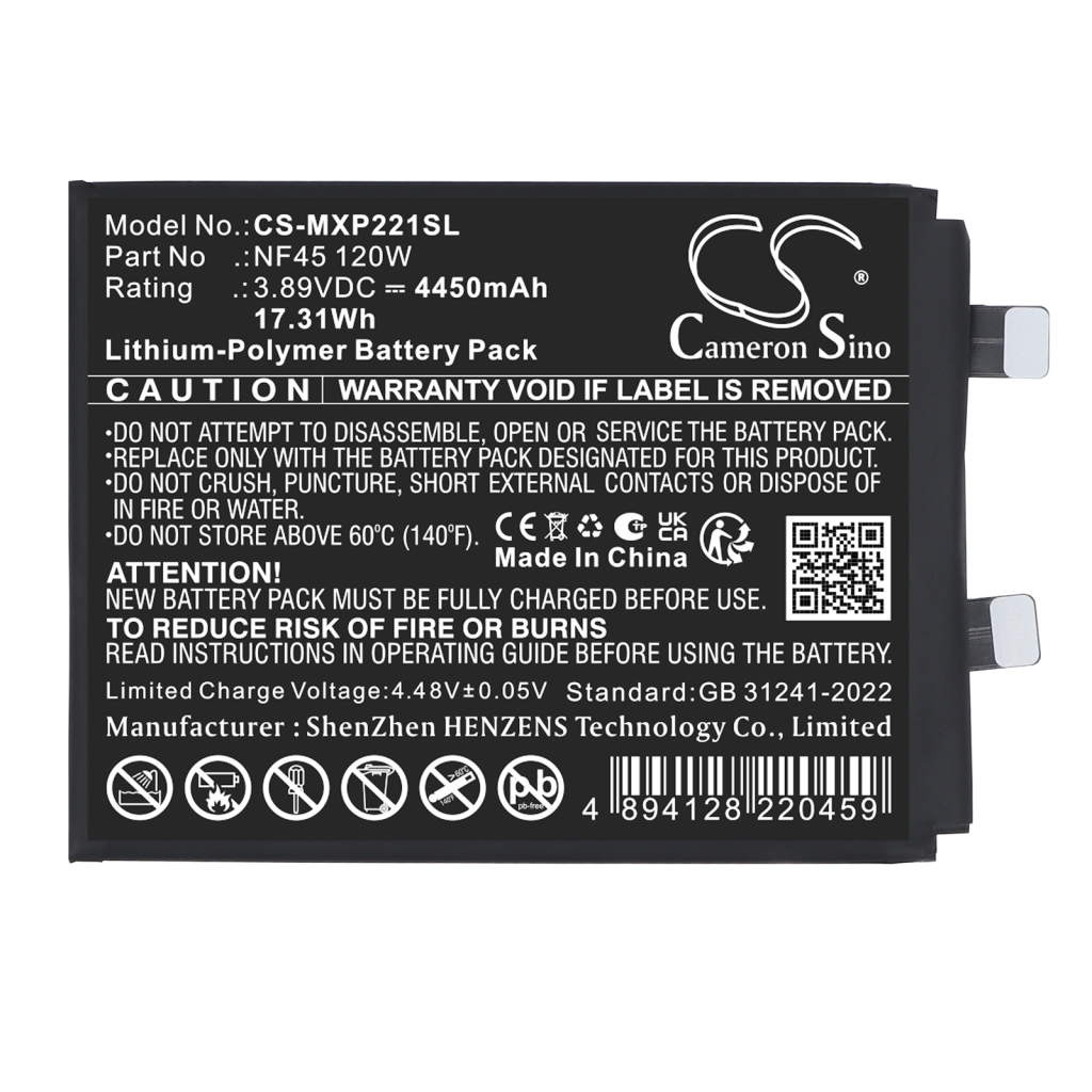 Batterie compatible avec Motorola CS-MXP221SL