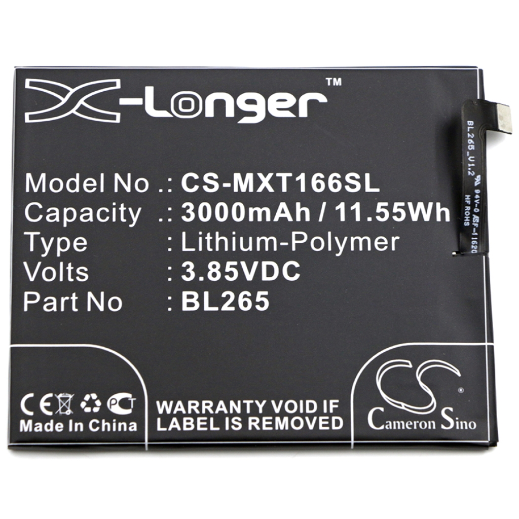 Batterie de téléphone portable Motorola CS-MXT166SL