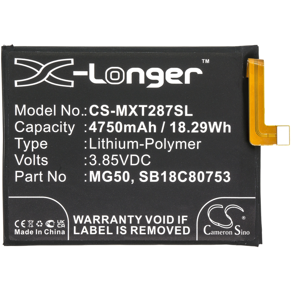 Batterie de téléphone portable Motorola CS-MXT287SL