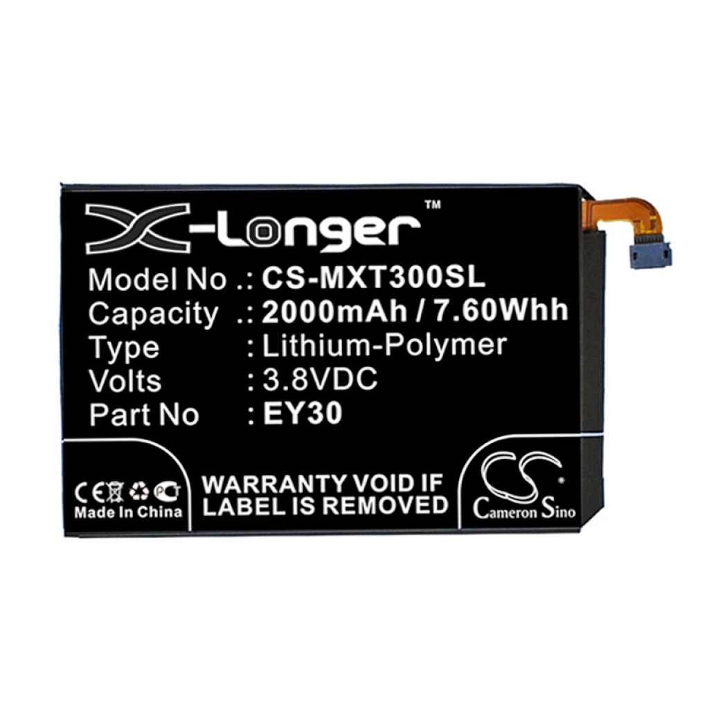 Batterie de téléphone portable Motorola CS-MXT300SL