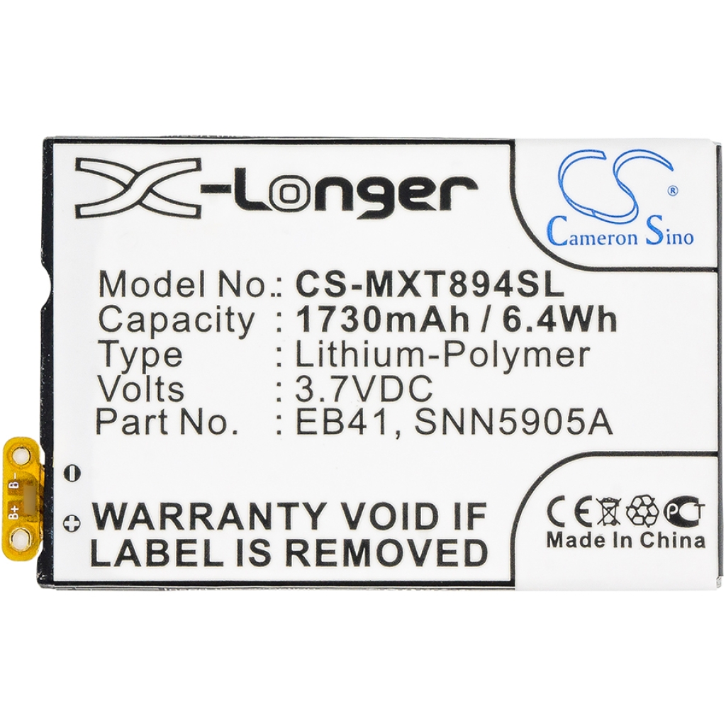 Batterie compatible avec Motorola Verizon Sprint CS-MXT894SL