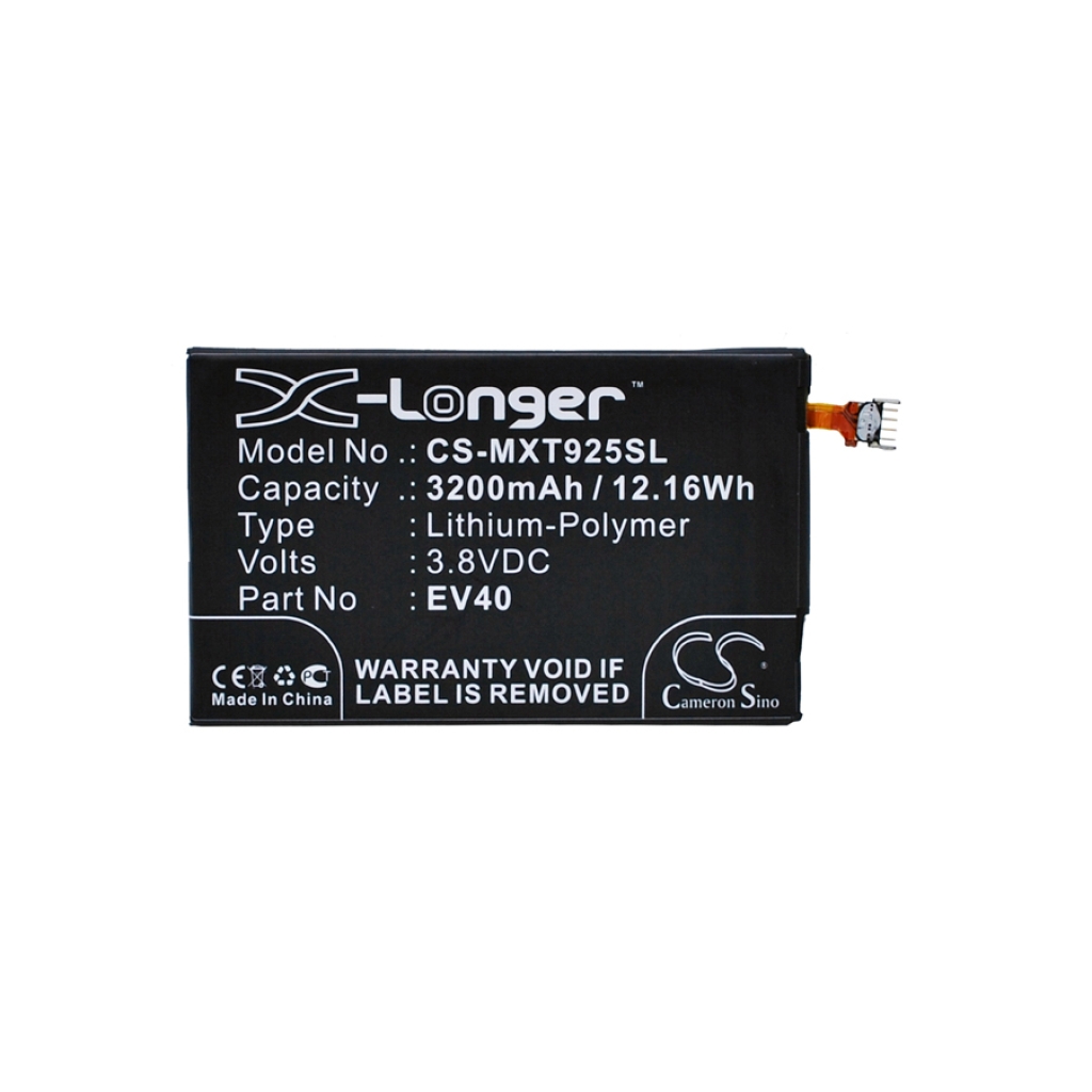 Batterie de téléphone portable Motorola CS-MXT925SL