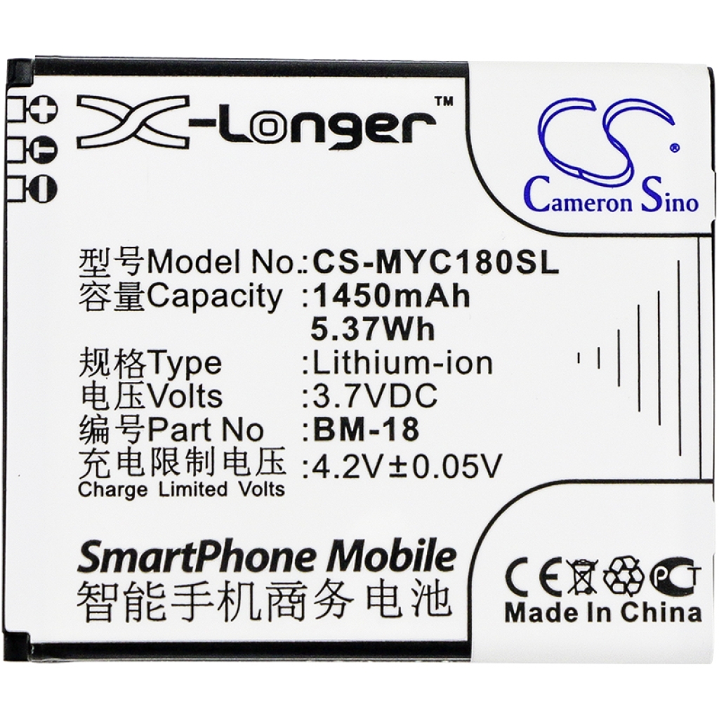 Batterie compatible avec Myphone CS-MYC180SL