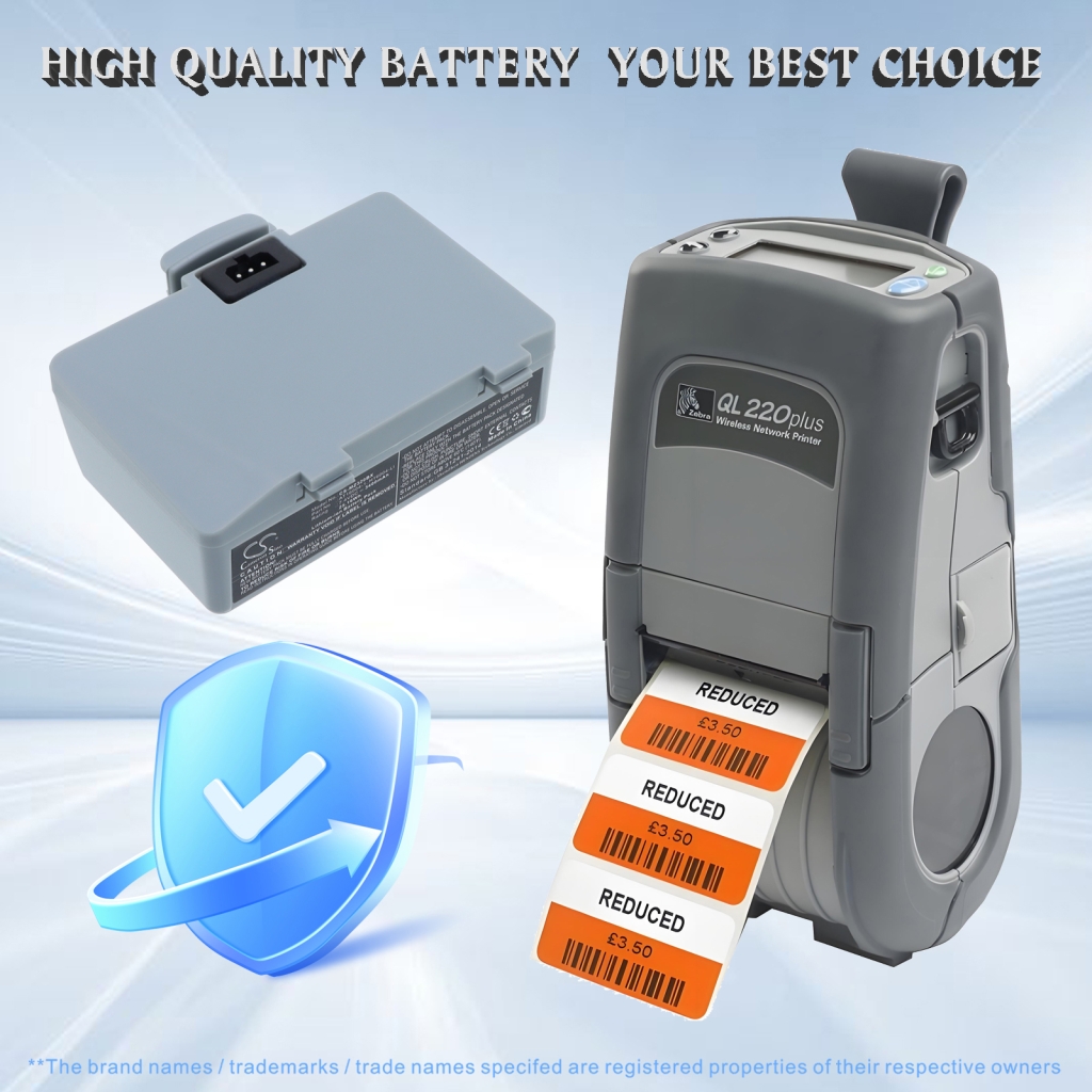 Batterie compatible avec Zebra CS-MZ320BX