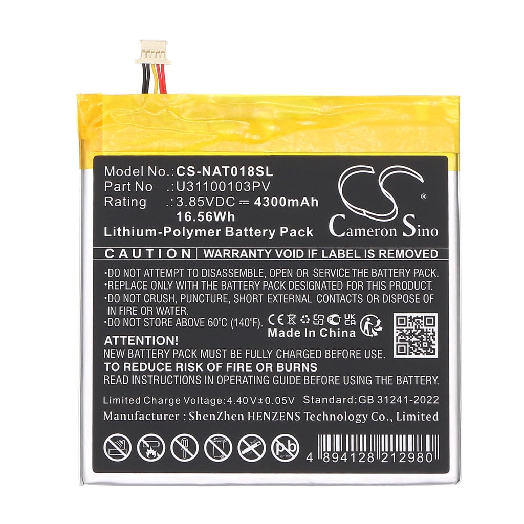 Batteries Remplace U31100103PV