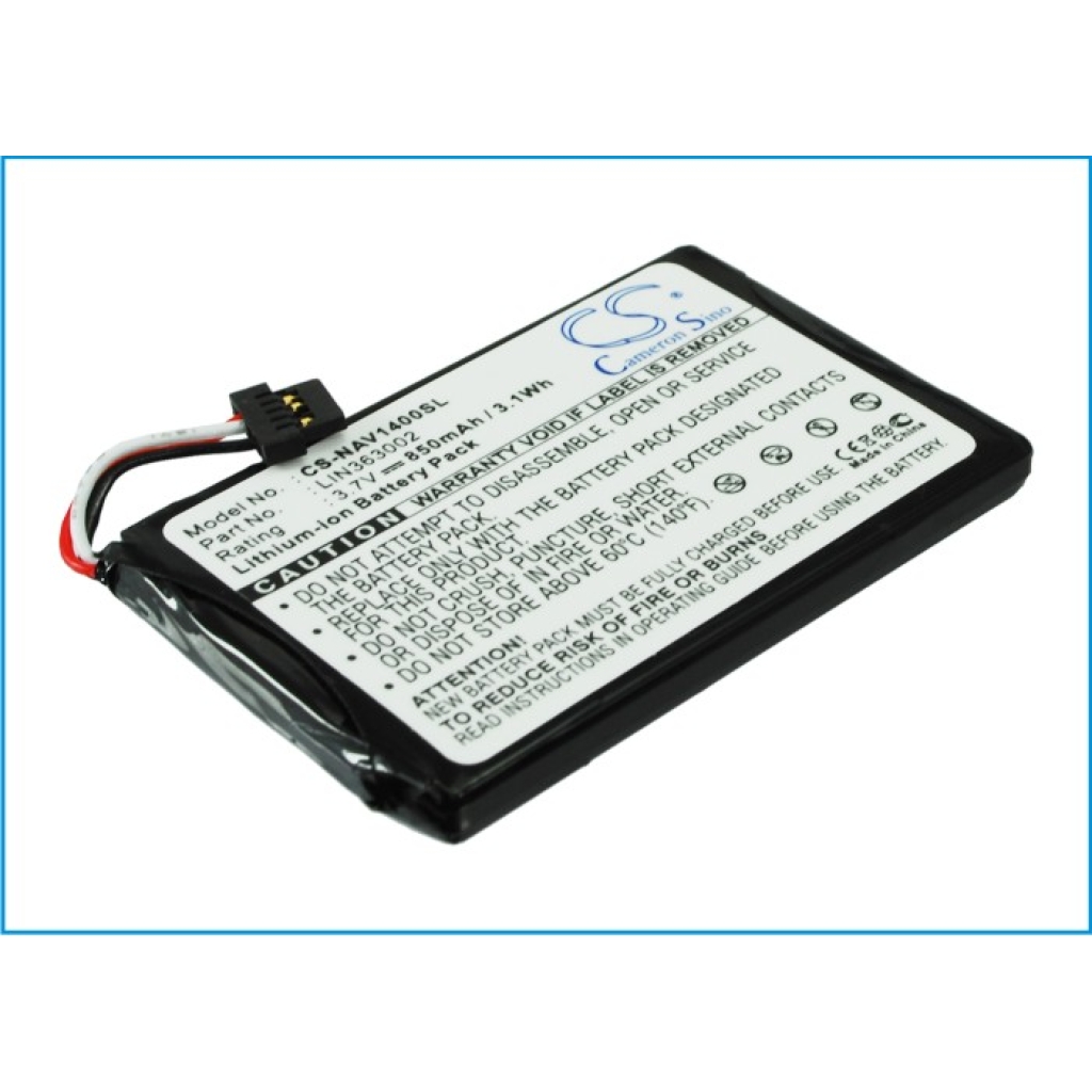 Remplacement de batterie compatible pour Navigon LIN363002