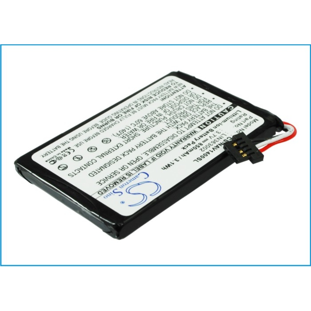 Remplacement de batterie compatible pour Navigon LIN363002