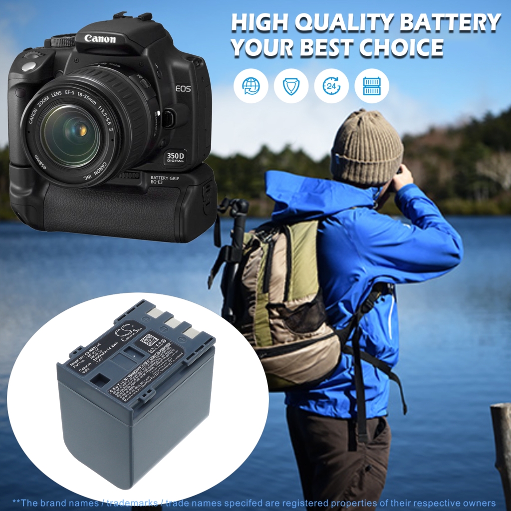 Battery compatible with Canon CS-NB2L18