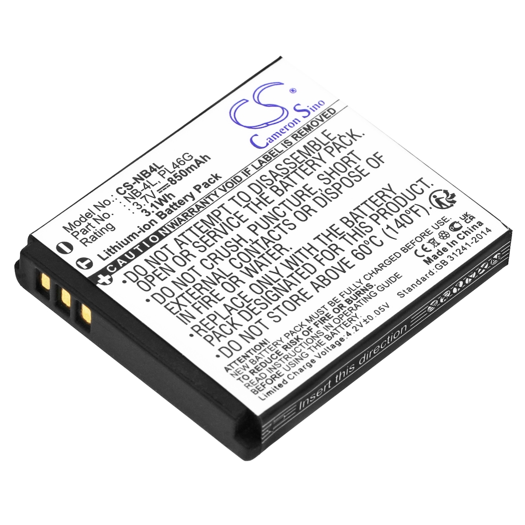 Batterie de l'appareil photo Canon CS-NB4L