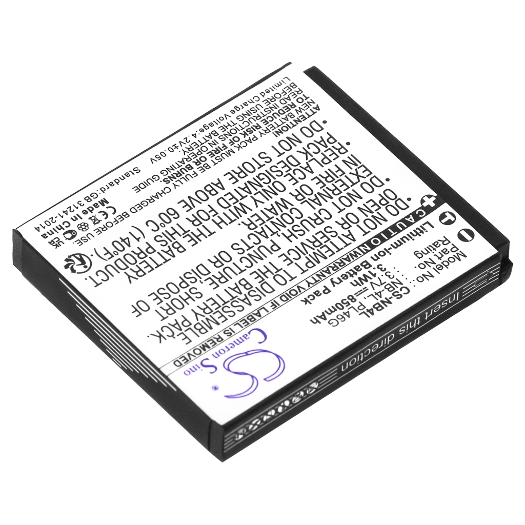 Batterie de l'appareil photo Canon CS-NB4L