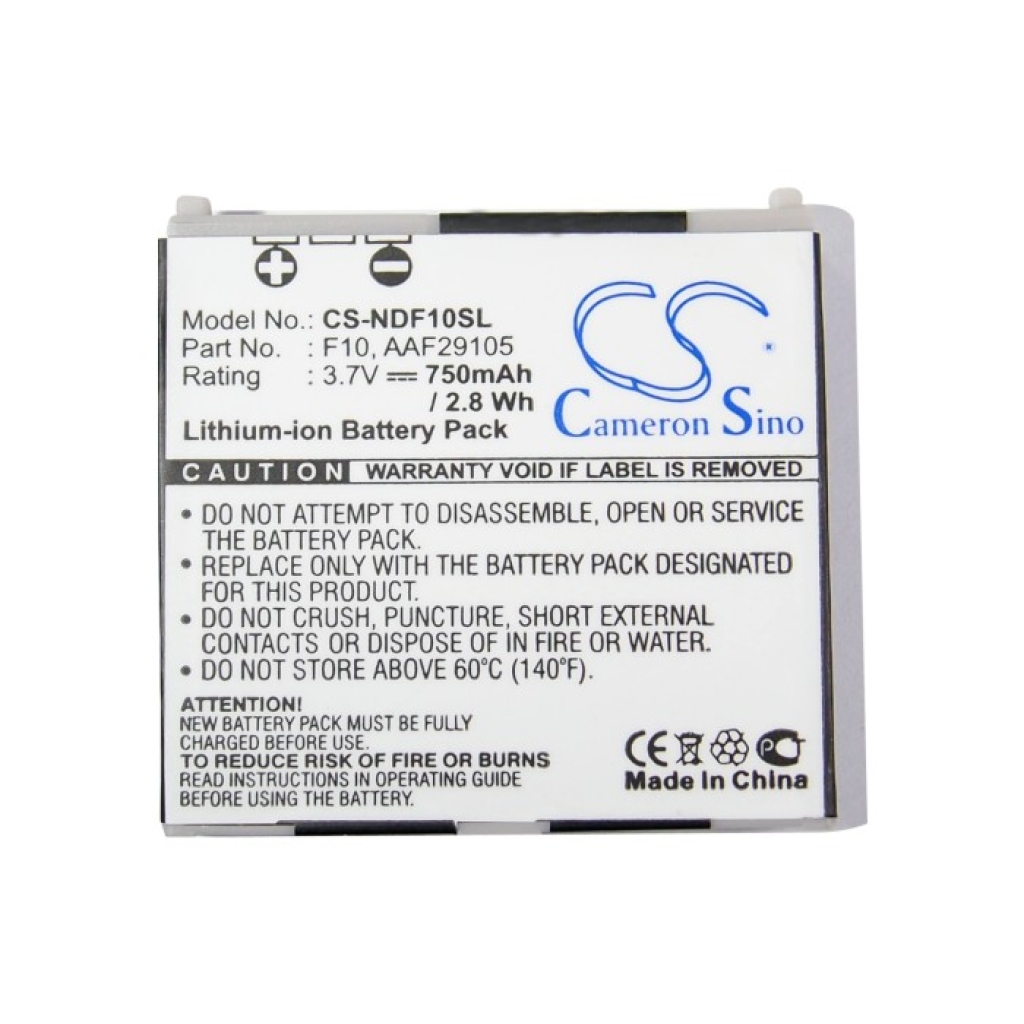 Batterie de téléphone portable NTT Docomo CS-NDF10SL
