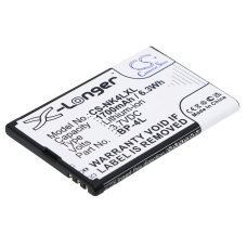 Remplacement de batterie compatible pour Zalip BP-4L,BP-4LV,C4D10T,EB-4L,N4D113J...