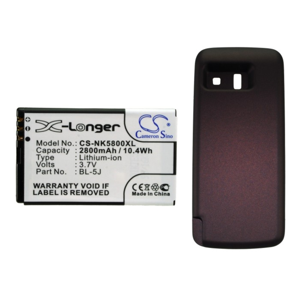 Batterie compatible avec Nokia CS-NK5800XL