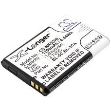 Compatible battery replacement for Zikom BL-5C,BL-5C-H,BL-5CA,BL-6SP