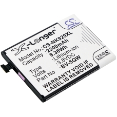 Remplacement de batterie compatible pour Microsoft BV-5QW