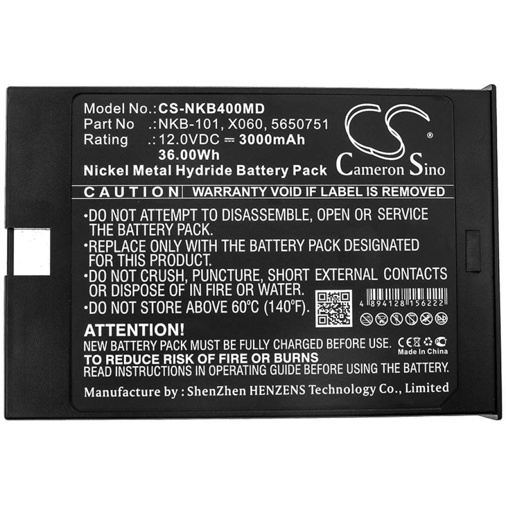 Batterie compatible avec Nihon Kohden CS-NKB400MD