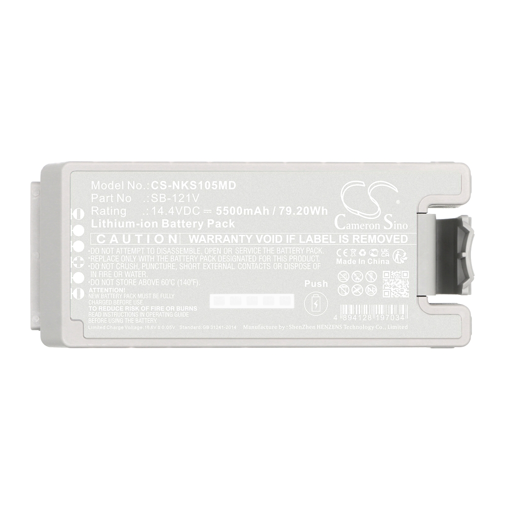 Batterie compatible avec Nihon Kohden CS-NKS105MD