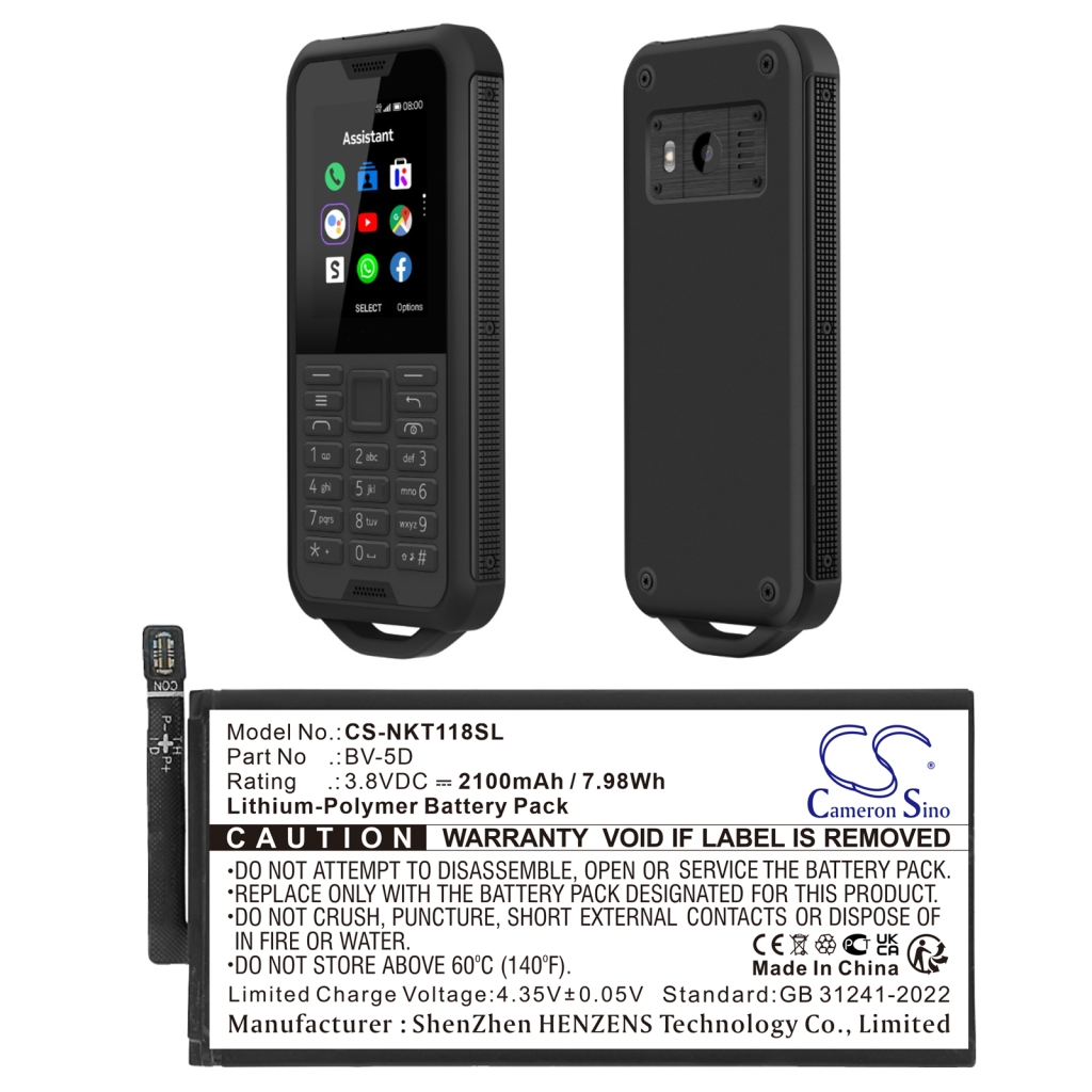 Battery Replaces BPCNTBY001B
