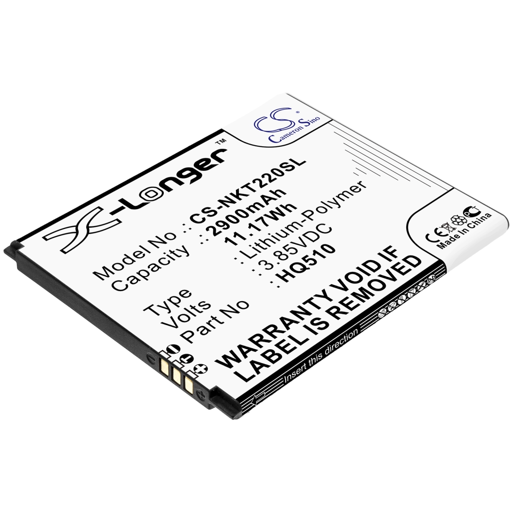 Remplacement de batterie compatible pour Nokia HQ510