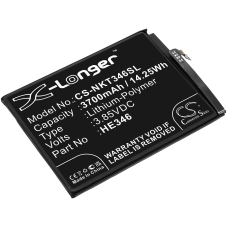 Remplacement de batterie compatible pour Nokia HE346