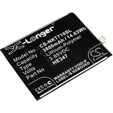 Remplacement de batterie compatible pour Nokia BPB2N00005B,HE347