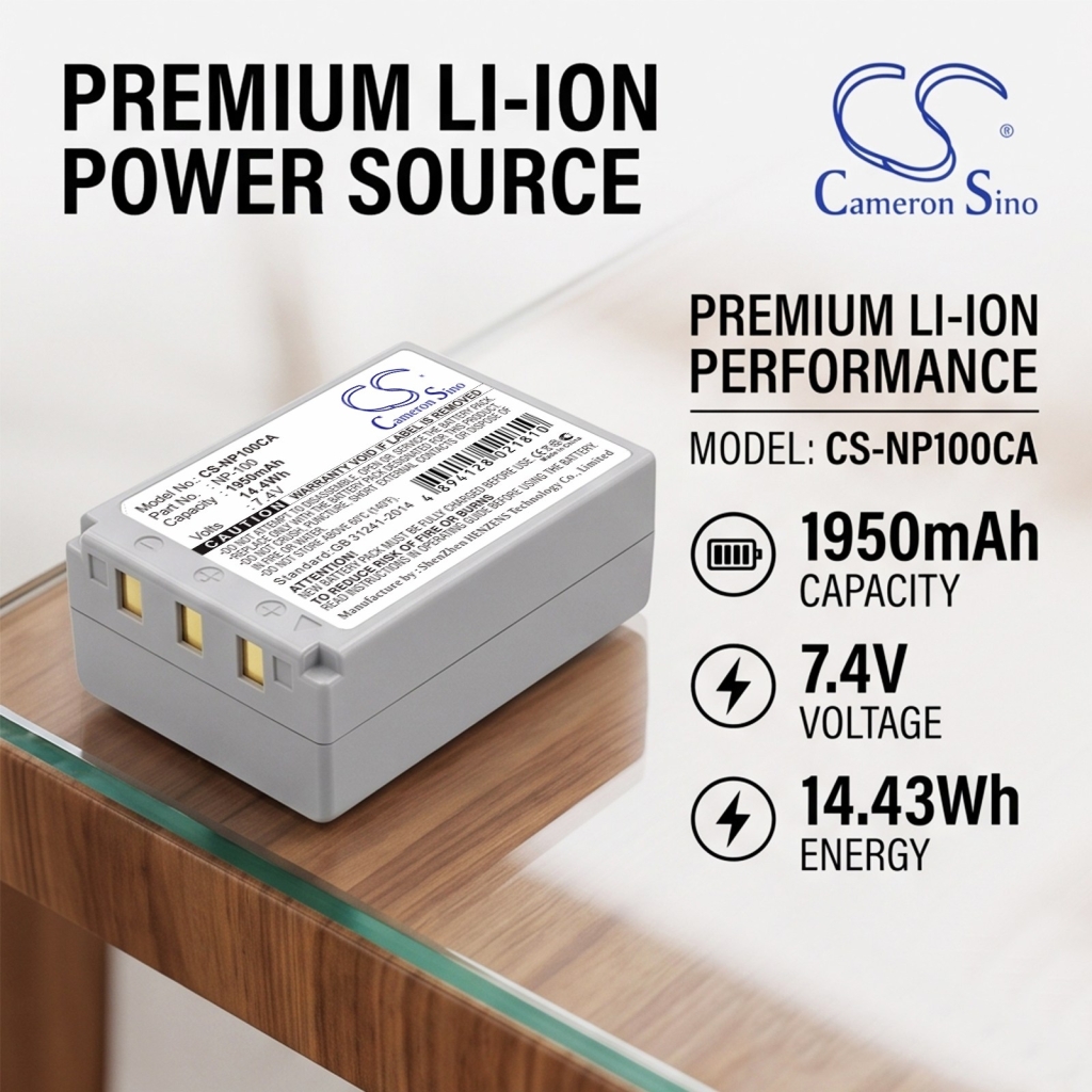 Batterie compatible avec Casio CS-NP100CA