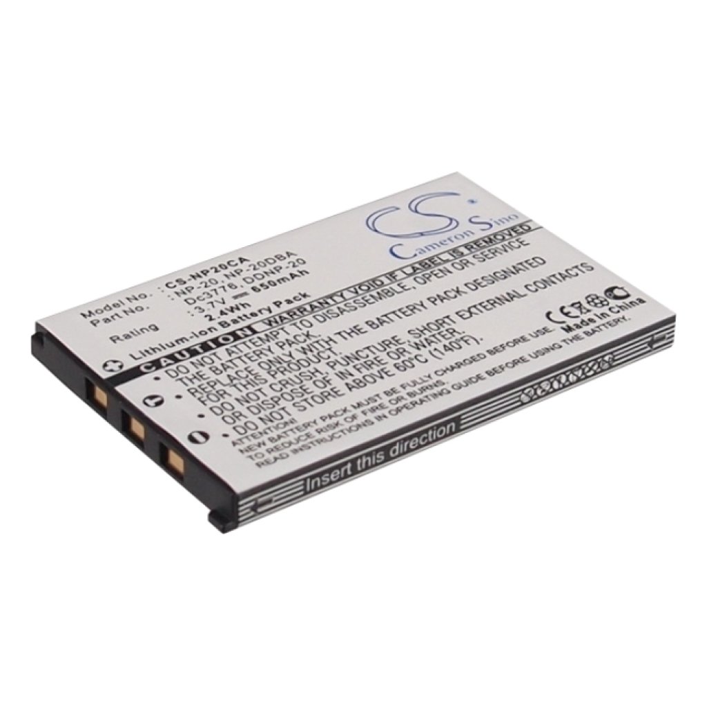 Remplacement de batterie compatible pour CASIO NP-20,NP-20DBA