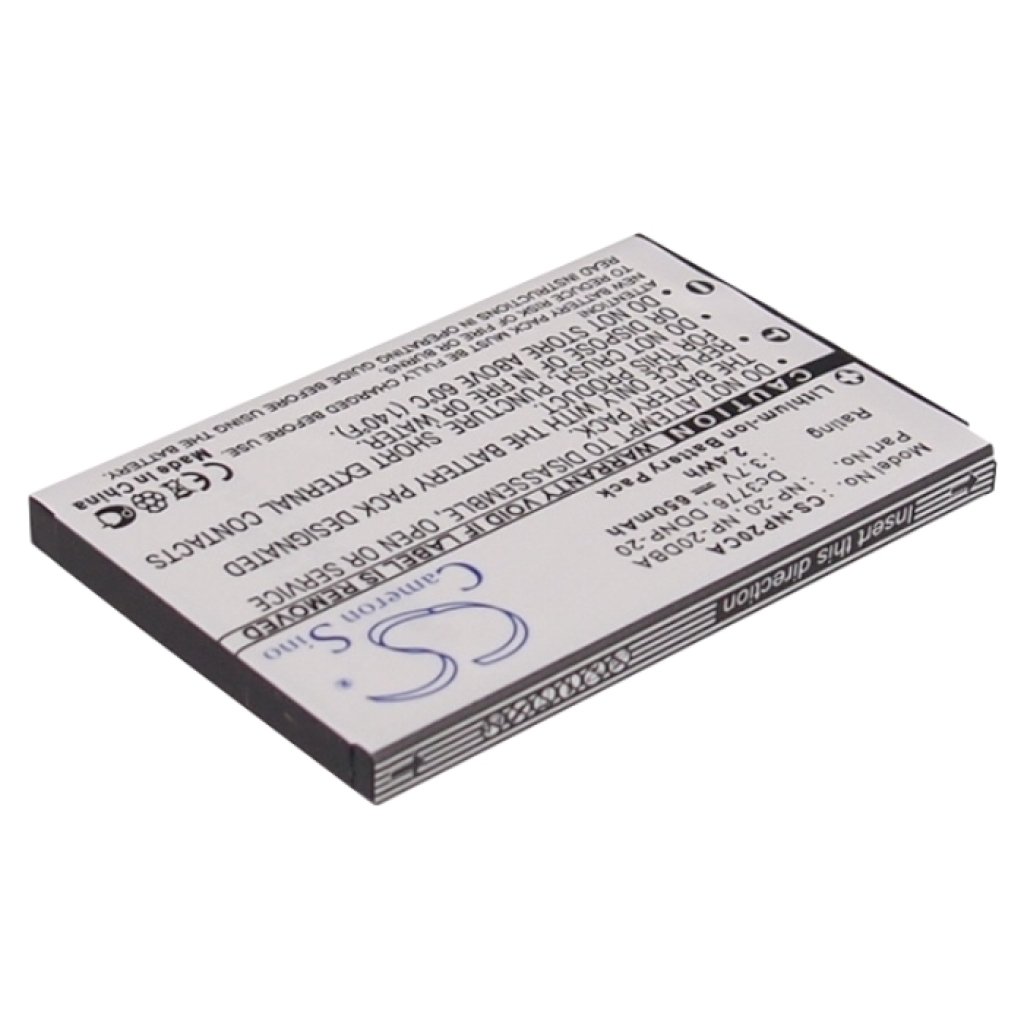 Remplacement de batterie compatible pour CASIO NP-20,NP-20DBA