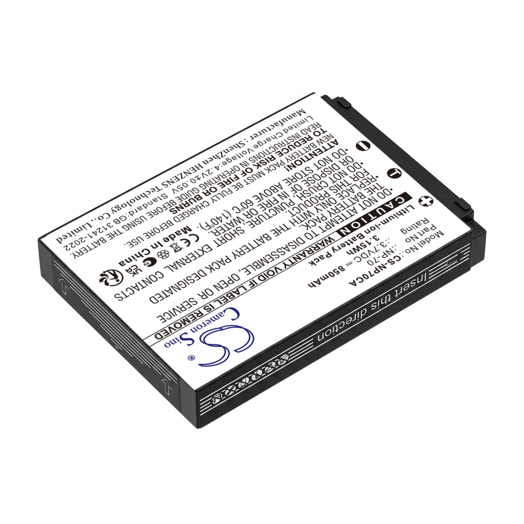 Batterie compatible avec Casio CS-NP70CA