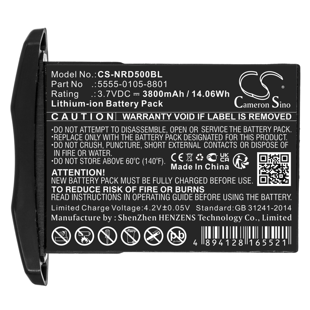 Code à barres, Scanner Batterie du scanner Ncr orderman CS-NRD500BL