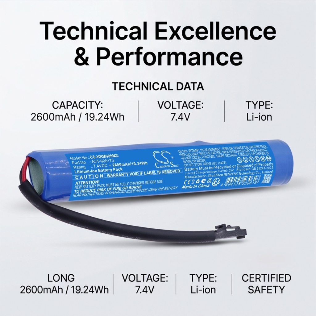 Batterie compatible avec Neuromove CS-NRM900MD