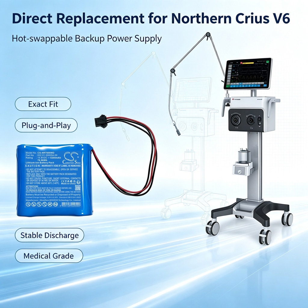 Batteries compatible avec Northern Crius V6 CS-NRT600MD